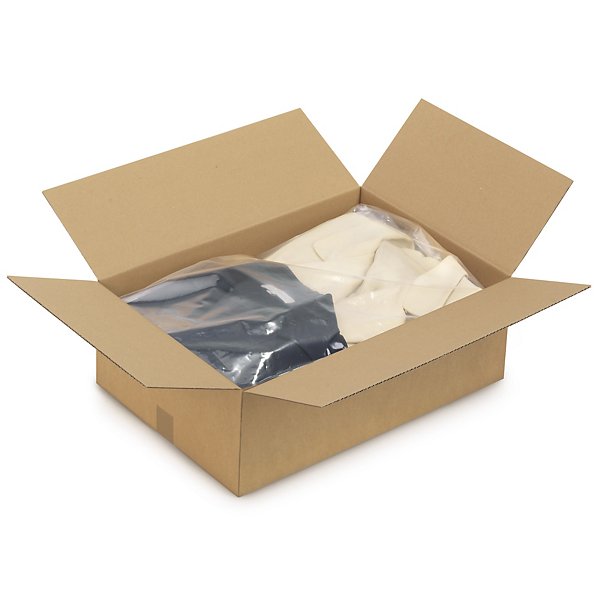 Caisse carton brune simple cannelure RAJA 20x20x15 cm - 4
