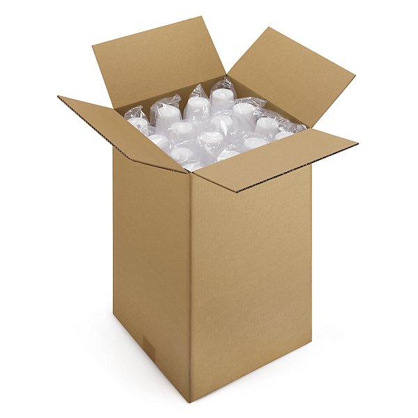 Caisse carton brune simple cannelure RAJA 20x20x15 cm - 6