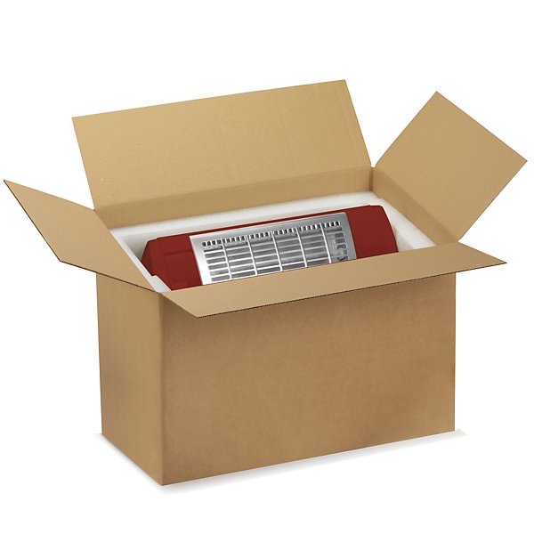 Caisse carton brune simple cannelure RAJA 20x20x15 cm - 7