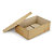 Caisse carton brune simple cannelure RAJA 26x20x18 cm - 2