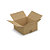 Caisse carton brune simple cannelure RAJA 30x30x15 cm - 1
