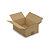 Caisse carton brune simple cannelure RAJA 31x22x12 cm - 1