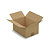 Caisse carton brune simple cannelure RAJA 31x22x15 cm - 1