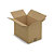 Caisse carton brune simple cannelure RAJA 35x23x25 cm, lot de 25 - 1