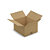 Caisse carton brune simple cannelure RAJA 35x30x20 cm - 1
