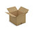 Caisse carton brune simple cannelure RAJA 35x30x25 cm - 1