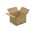 Caisse carton brune simple cannelure RAJA 35x35x25 cm - 1