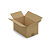 Caisse carton brune simple cannelure RAJA 36x22x18 cm - 1