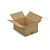 Caisse carton brune simple cannelure RAJA 36x27x16 cm - 1