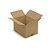 Caisse carton brune simple cannelure RAJA 38,5x28,5x25 cm - 1