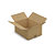Caisse carton brune simple cannelure RAJA 39x29x18 cm - 1