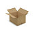 Caisse carton brune simple cannelure RAJA 41x31x24 cm - 1