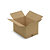 Caisse carton brune simple cannelure RAJA 43x31x25 cm - 1
