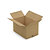 Caisse carton brune simple cannelure RAJA 54x36x32 cm - 1