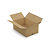 Caisse carton brune simple cannelure RAJA 59x39x23 cm - 1