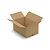 Caisse carton brune simple cannelure RAJA 59x39x28 cm - 1