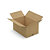 Caisse carton brune simple cannelure RAJA 60x40x30 cm - 1