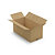 Caisse carton brune simple cannelure RAJA 70x35x30 cm - 1