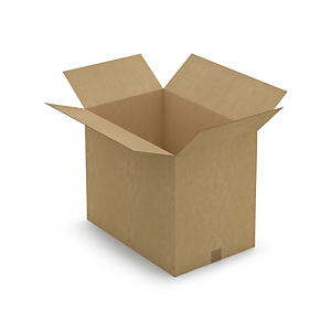 Caisse carton brune simple cannelure RAJABOX 59x39x48 cm Caisse carton brune simple cannelure RAJABOX 59x39x48 cm