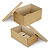 Caisse carton Galia C12 double cannelure avec couvercle renforcé 36,5 x 28 x 28,5 cm - 1