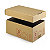 Caisse carton Galia C15 brune simple cannelure renforcée 30x20x20 cm - 3