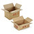 Caisse carton télescopique brune simple cannelure RAJA 21,5x15,5x5/9 cm - 8