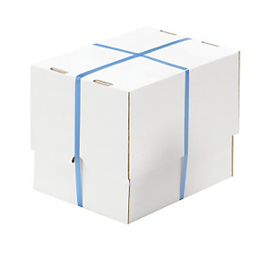 Caisse carton télescopique brune simple cannelure RAJA 50x33x9,5/17 cm
