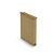 Caisse carton télescopique pour produit plat brune double cannelure 100x18x130 cm - 1