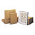 Caisse carton télescopique pour produit plat brune double cannelure 100x18x130 cm - 3