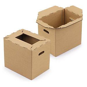 Caisse carton pour livraison des produits de consommation 40x30x35