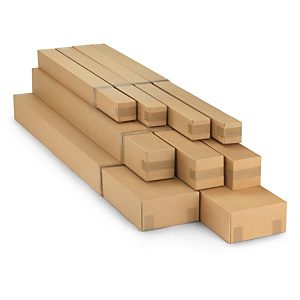Caisse carton longue télescopique simple cannelure 150/230x30x15 cm