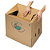 Caisse carton de déménagement double cannelure avec poignées et montage rapide RAJA 45x34x26 cm - 3
