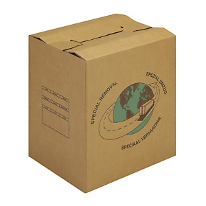 Caisse carton de déménagement double cannelure avec poignées et montage rapide RAJA 55x35x30 cm Caisse carton de déménagement double cannelure avec poignées et montage rapide RAJA 55x35x30 cm