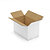 Caisse carton palettisable blanche simple/double cannelure RAJA - 1