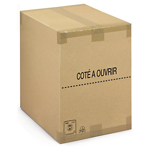 Caisse carton picking simple cannelure 59x29x38,5 cm