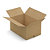 Caisse carton simple cannelure brune 60x40x30, lot de 20 - 1