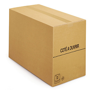Caisse carton simple cannelure brune 60x40x40 cm, lot de 20 Caisse carton simple cannelure brune 60x40x40 cm, lot de 20
