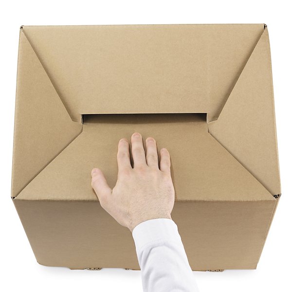 Caisse sans couvercle pour plats à emporter 40 x 30 x 35 cm - 4
