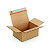 Caisse à montage instantané et fermeture adhésive en carton simple cannelure brun - L.int. 31 x l.23 x H.16 cm - Lot de 20 - 1