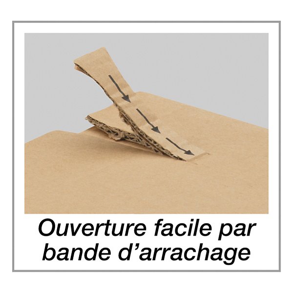 Caisse à montage instantané avec fermeture “aller-retour” 20x15x15 cm - 5