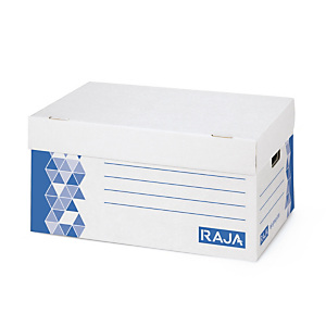 Caisse multi-usage blanche/bleue RAJA Caisse multi-usage blanche/bleue RAJA