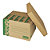 Caisse multi-usage recyclée avec couvercle RAJA,10 x 37 x 32 cm, lot de 10 - 2