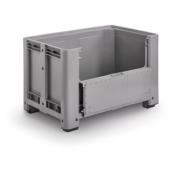 Caisse-palette plastique Alpha avec abattant - 2