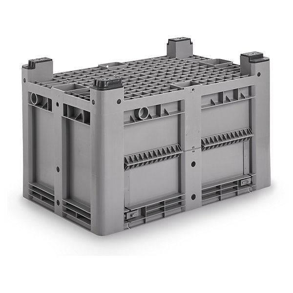 Caisse-palette plastique Alpha avec abattant - 3