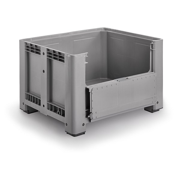 Caisse-palette plastique Alpha avec abattant - 4