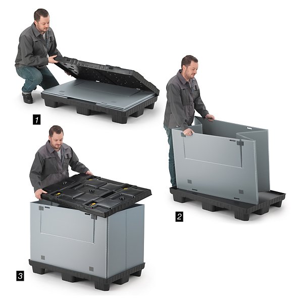 Caisse-palette pliante - 7