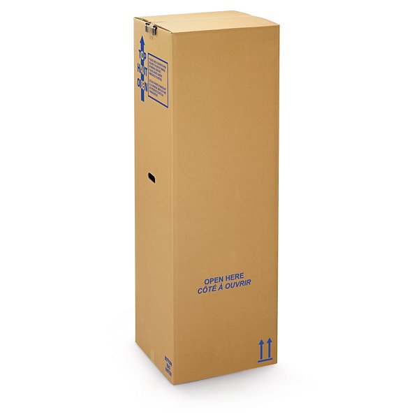 Caisse-penderie carton double cannelure 50x50x155 cm - 3