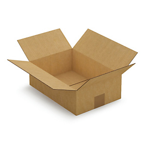 Caisse simple cannelure brune 31x21,5x10 cm Caisse simple cannelure brune 31x21,5x10 cm