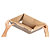 Caisse simple cannelure à fond automatique RAJA 45 x 30 x 25 cm - 4