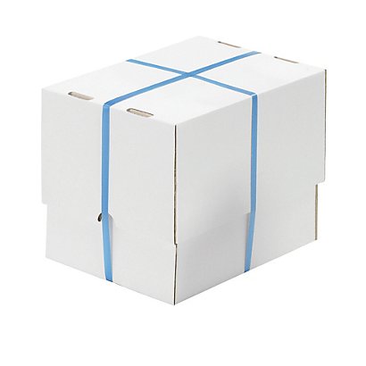 Caisses carton télescopique brune simple cannelure RAJA 50 x 33 x 9,5/17 cm, lot de 20 - 1